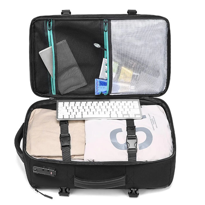 1090-1 Multifunctional Shoulder Bag Oxford Cloth Business Backpack Waterproof Outdoor Travel Bag - 3
