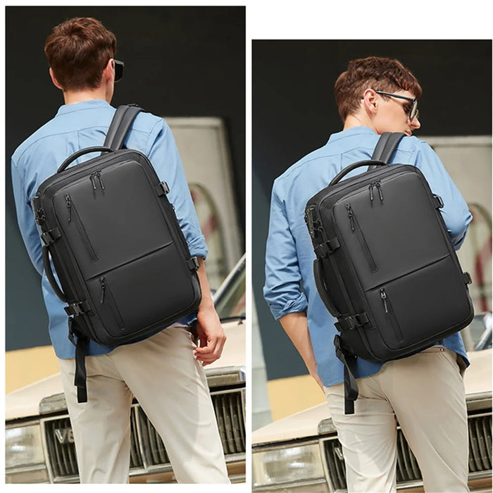 1090-1 Multifunctional Shoulder Bag Oxford Cloth Business Backpack Waterproof Outdoor Travel Bag - 4