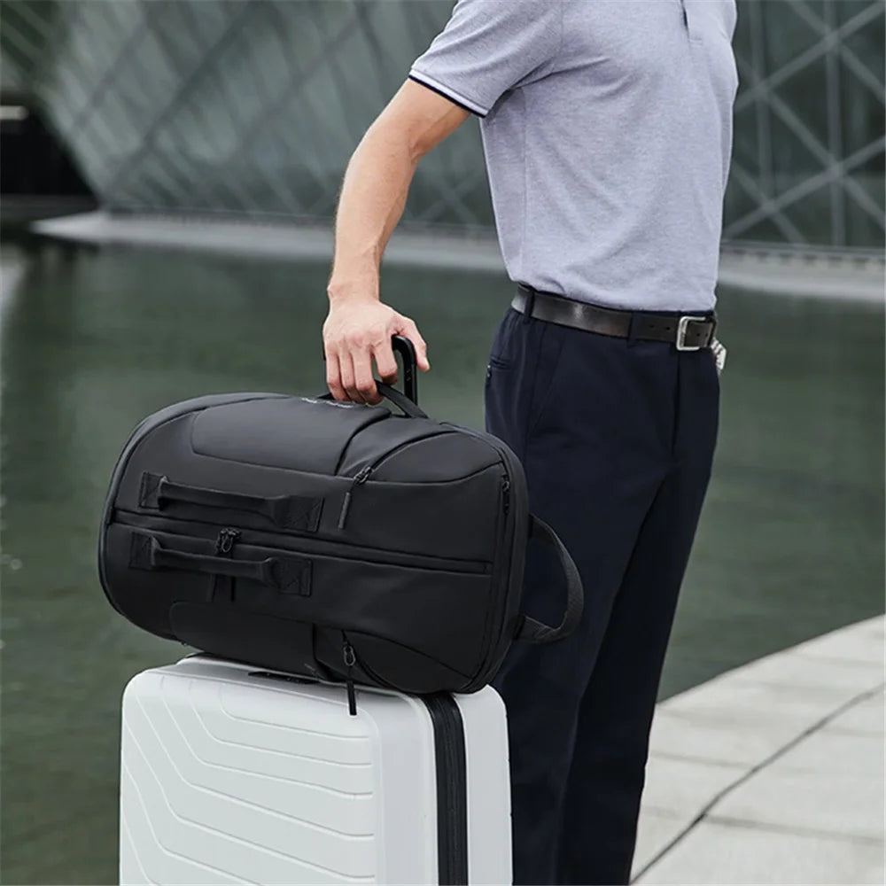 8295 Multifunctional Oxford Cloth Portable Bag Business Style Backpack Outdoor Waterproof Travel Bag - 6
