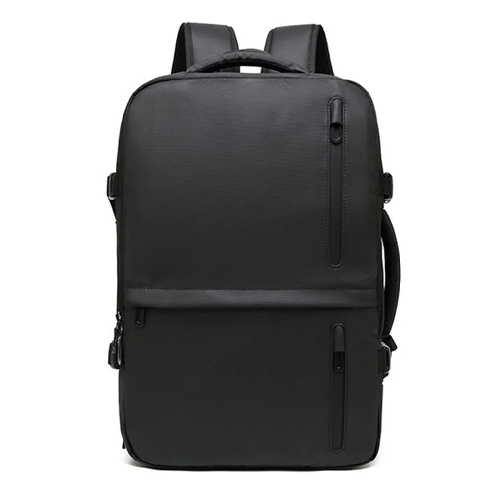 8828 Expandable Capacity Laptop Backpack Oxford Cloth Travel Shoulders Bag Multifunction Handbag - 1