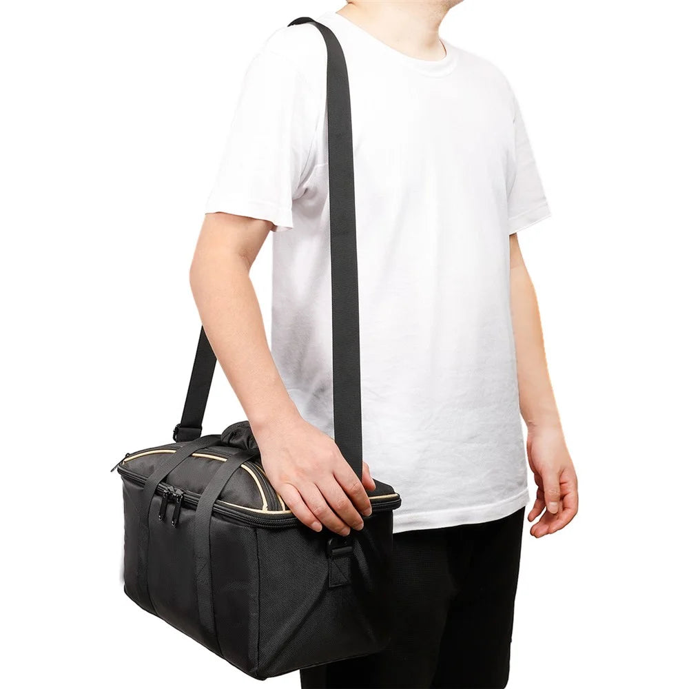 For JBL AUTHENTICS300 Bluetooth-compatible Speaker 600D Oxford Cloth Storage Bag with Shoulder Strap - 4