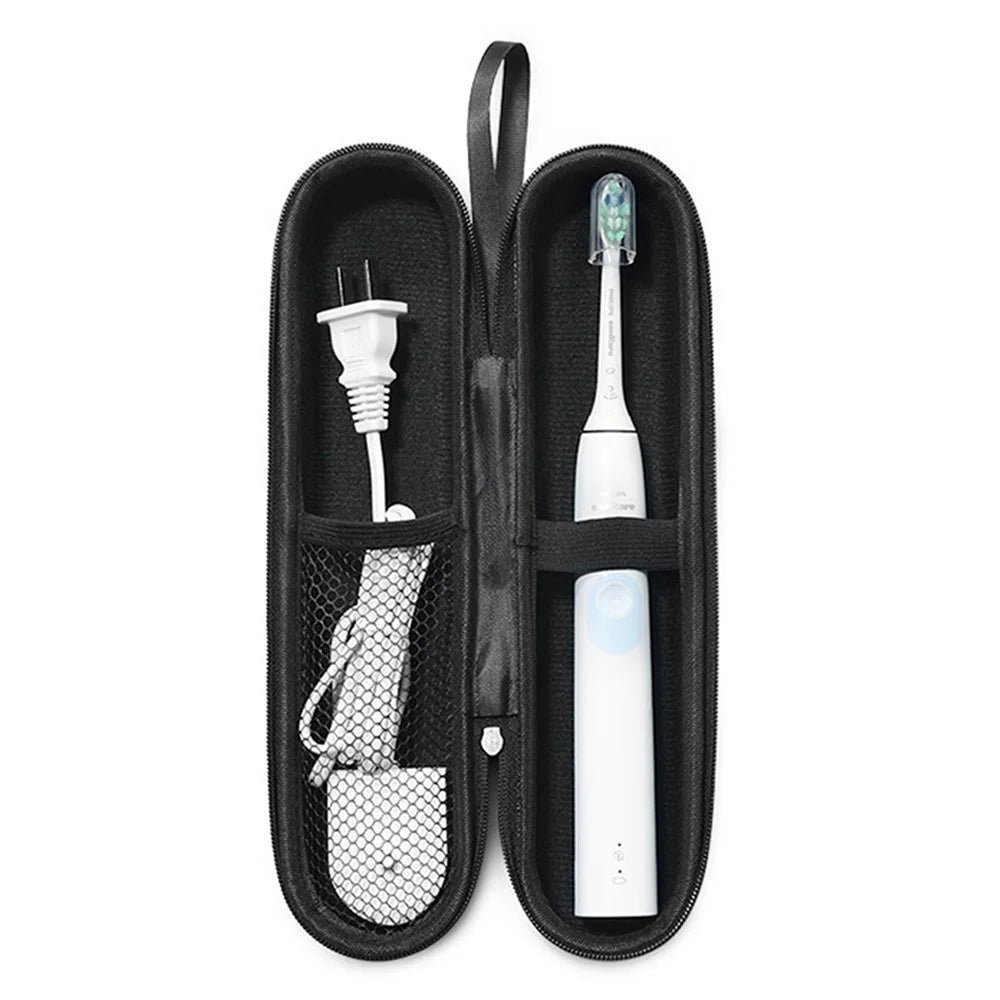 For Oral-B Pro / Mijia / Philips Electric Toothbrush Travel Case Nylon Canvas Portable Carrying Bag - 3