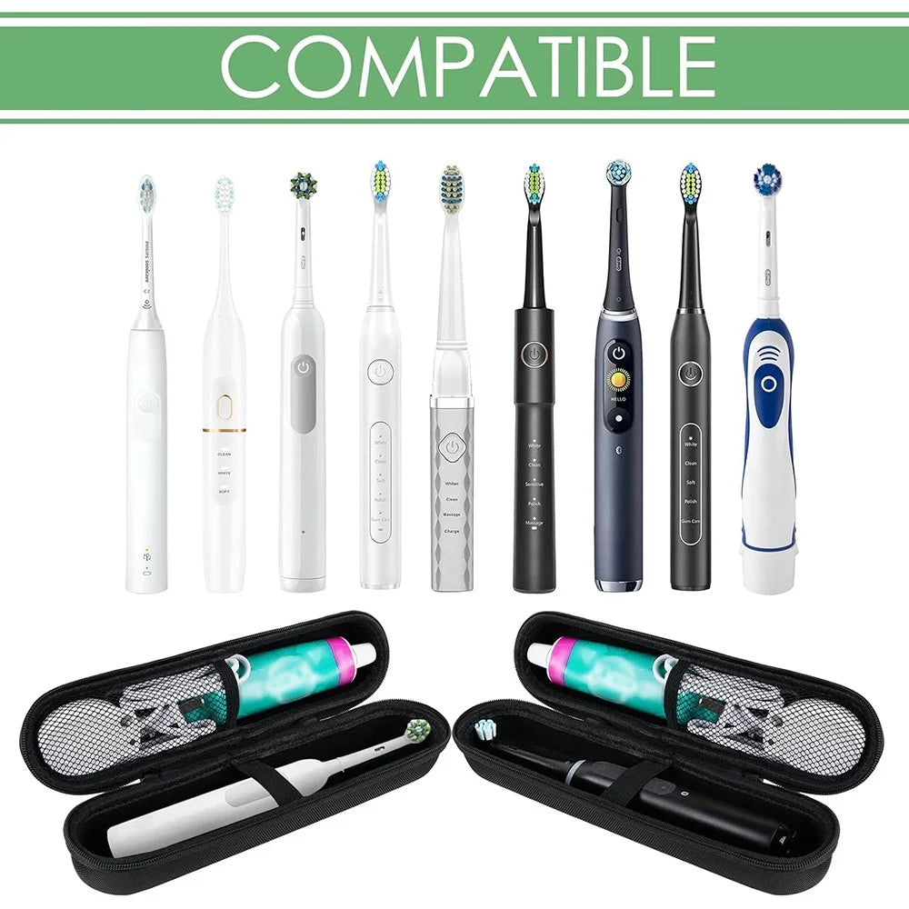 For Oral-B Pro / Mijia / Philips Electric Toothbrush Travel Case Nylon Canvas Portable Carrying Bag - 6