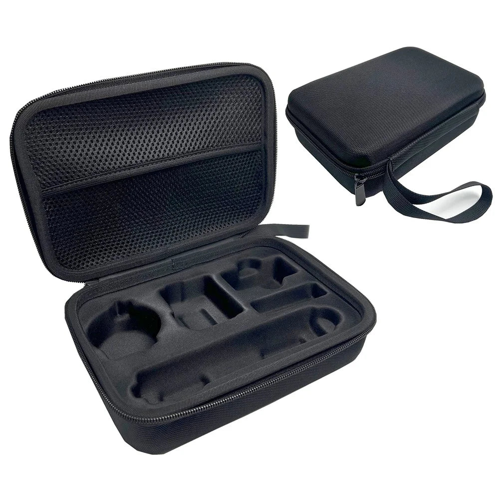 For Insta360 GO 3 Action Camera Protective Box Outdoor Travel Hard EVA + Nylon Canvas Storage Bag - 1
