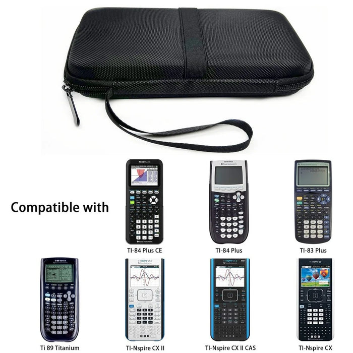 For Texas Instruments TI-84 Plus CE / TI-84 Plus / TI-Nspire CX II CAS / TI-Nspire CX II / TI-83 Plus Storage Bag Graphics Calculator Case - 3