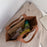 Large PU Leather Tote Handbag Top-Handle Women's Bucket Bag Shoulder Bag - Brown - 3