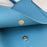 PU Leather Tote Handbag Women Crossbody Bag with Wide Shoulder Strap - Blue - 2