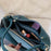 PU Leather Tote Handbag Women Crossbody Bag with Wide Shoulder Strap - Blue - 5