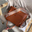 PU Leather Tote Handbag Women Crossbody Bag with Wide Shoulder Strap - Blue - 7