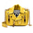 Cool PU Leather Jacket Shape Women Crossbody Shoulder Bag with Chain Strap - Yellow - 1