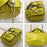 Cool PU Leather Jacket Shape Women Crossbody Shoulder Bag with Chain Strap - Yellow - 2