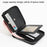 270 Boy's Purse RFID Blocking Men's Wallet PU Leather Clutch Hand Bag Card Holder Billfold - Black - 3