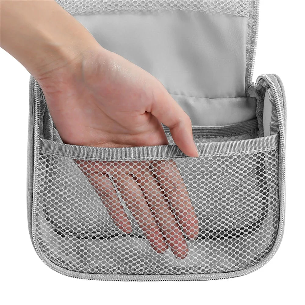 MOHO & HOME MDJ6520 Hanging Hook Toiletry Bag Oxford Cloth Travel Organizer Waterproof Cosmetics Bag - 5