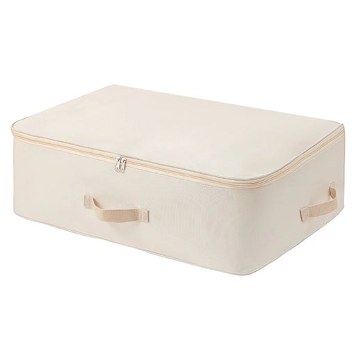 MOHO&HOME MDJ-618012 Quilt Blanket Closet Organizer 600D Oxford Cloth Storage Bag - Lengthened Type / Beige - 1