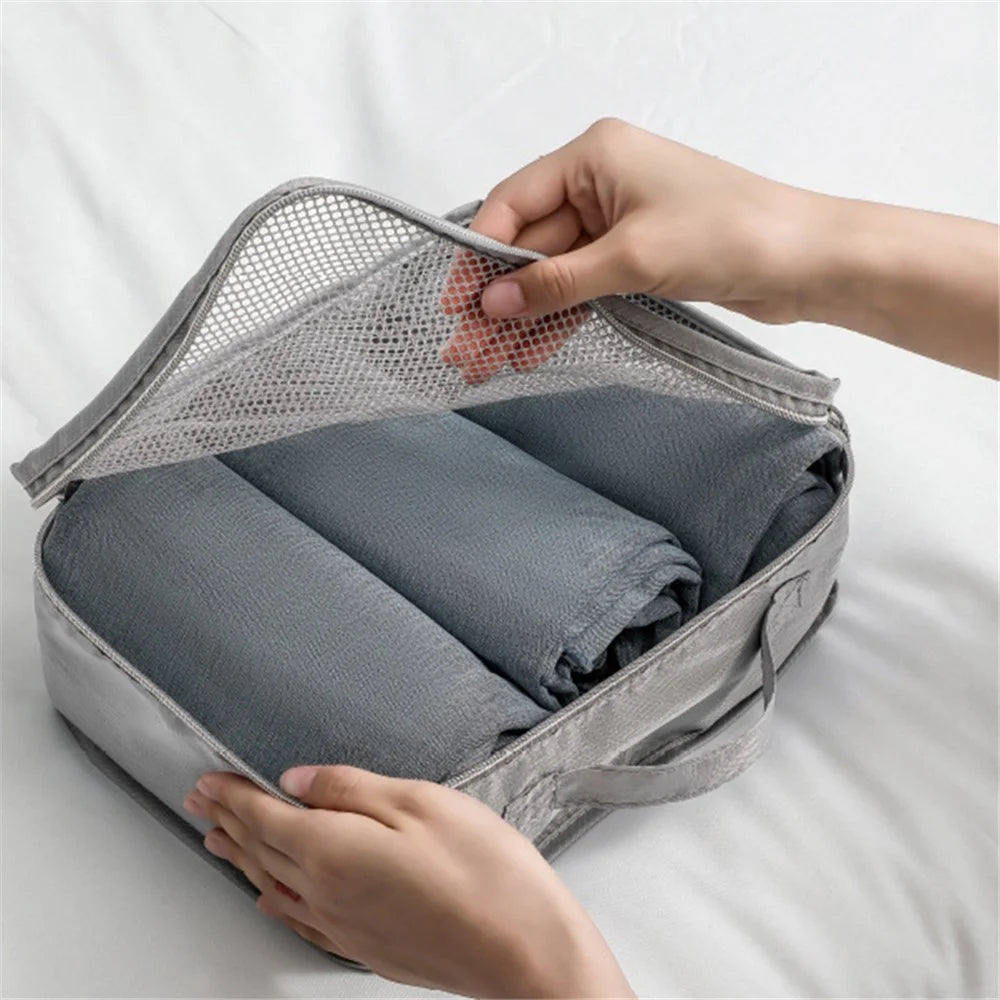 MOHO&HOME MDJ6521 Travel Clothes Storage Bag Oxford Cloth Portable Luggage Organizer Pouch, Size M - 2