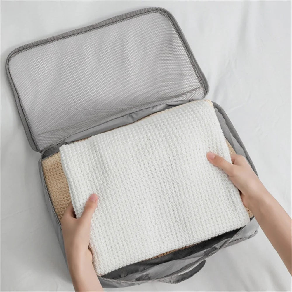 MOHO&HOME MDJ6521 Portable Luggage Organizer Pouch Oxford Cloth Travel Clothes Storage Bag, Size S - 2