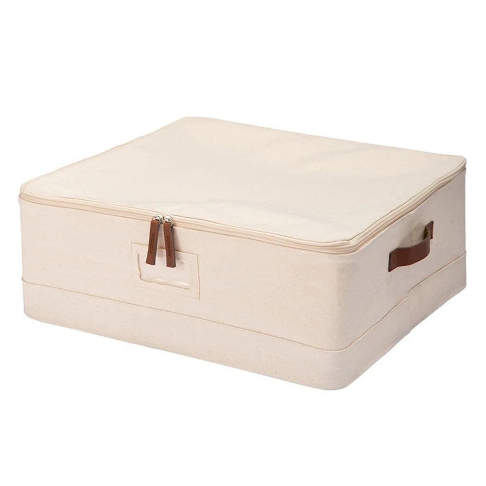 MOHO & HOME MDJ6169 Blanket Quilts Under Bed Storage Container Cotton Storage Bag for Clothes Sweater - 1
