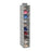 MOHO & HOME 6312 Clear Lid Design 10 Layer Hat Storage Bag Non-woven Wardrobe Hanging Organizer, 23*30*150cm - Grey - 1