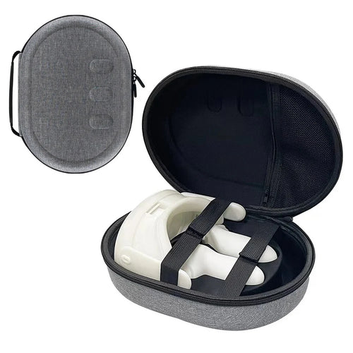 Carrying Case for Meta Quest 3 VR Glasses Oxford Cloth+EVA+Polyester Portable Storage Bag - Black Liner - 1
