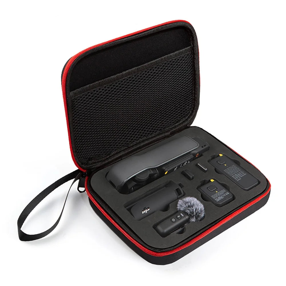 For DJI OSMO Pocket 3 Pocket Camera Storage Bag Shockproof Hard EVA Portable Case - Black / Black Liner - 3