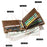 RFID Blocking Men's Wallet Top-Layer Cowhide Leather Clutch Purse Hand Bag Card Holder Billfold - Dark Brown - 2