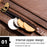 RFID Blocking Men's Wallet Top-Layer Cowhide Leather Clutch Purse Hand Bag Card Holder Billfold - Dark Brown - 5