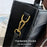 Crocodile Texture PU Leather Shoulder Bag Women Square Crossbody Tote Handbag with Scarf Decor, Size L - Black - 3