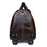 Retro Genuine Cow Leather Trolly Bag for Traveling Men Tote Shoulder Bag with Wheels - 7