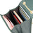 GL-16 Card Holder Small Crossbody Bag Top Layer Cowhide Leather Cellphone Pouch with Chain Strap - Wine Red - 5