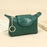 TZ 2308 Top-Layer Cowhide Leather Mini Wallet Coin Small Change Purse Bag - Green - 2