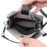 0013 First Layer Cowhide Women Crossbody Bag Phone Cards Holder Crossbody Bag - Light Khaki - 5