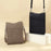0013 First Layer Cowhide Women Crossbody Bag Phone Cards Holder Crossbody Bag - Light Khaki - 7