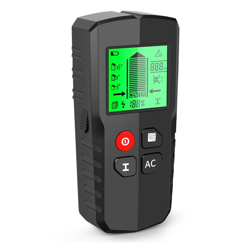 HW-QB5 5-in-1 Wall Detector with Digital Display Electronic Stud Finder Wall Scanner for Wood, Metal, AC - 1