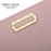 PERFECT FOR YOU 6329-001 Solid Color PU Leather Women Short Wallet Clutch Bag - Pink - 7