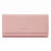 PERFECT FOR YOU 6301-017 Women Long Purse Cards Cash Phone Holder PU Leather Clutch Bag - Pink - 1
