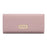PERFECT FOR YOU 6301-010 PU Leather Cellphone Holder Long Wallet Women Tri-fold Clutch - Pink - 1