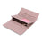 PERFECT FOR YOU 6301-010 PU Leather Cellphone Holder Long Wallet Women Tri-fold Clutch - Pink - 4