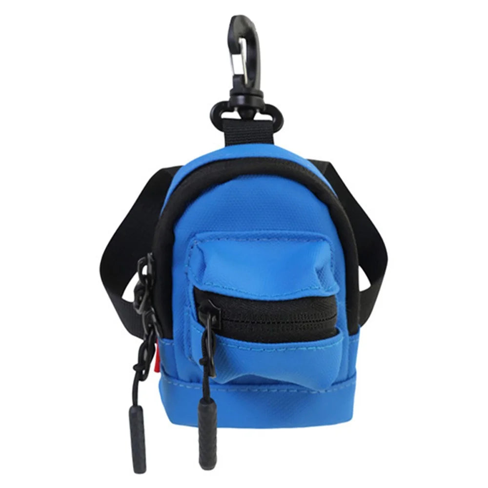 Mini Neck Hanging Coin Purse Men Women Oxford Cloth Sport Cycling Keys Storage Bag - Blue - 1