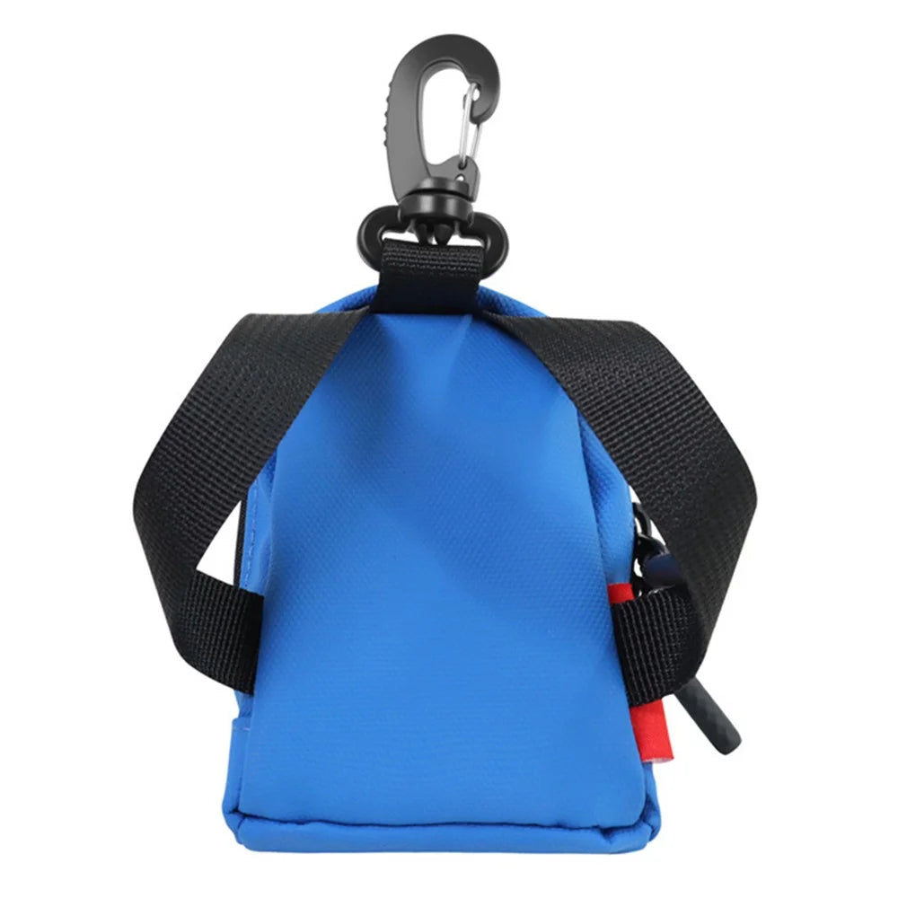 Mini Neck Hanging Coin Purse Men Women Oxford Cloth Sport Cycling Keys Storage Bag - Blue - 7