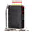 HUMERPAUL BP713 RFID Blocking Wallet Top Layer Cowhide Leather Metal Card Slot Coin Purse with Chain - Black - 1