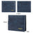 MENBENSE D2406-M Men's Wallet Multiple Card Slots PU Leather Cash Money Storage Pouch Billfold - Blue - 7
