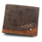 MENBENSE D3301-4 Men's Wallet PU Leather Card Case Billfold Change Storage Pouch - Dark Brown - 1