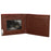 MENBENSE 119B-189 Men's Card Case Billfold Wallet PU Leather Change Storage Pouch - Light Brown - 2