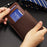 MENBENSE 119B-189 Men's Card Case Billfold Wallet PU Leather Change Storage Pouch - Light Brown - 3
