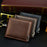 MENBENSE 119B-189 Men's Card Case Billfold Wallet PU Leather Change Storage Pouch - Light Brown - 5