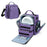 Double Layer Nail Polish Organizer Bag with 2 Removable Pouches and Tools Storage Sections - 1