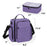 Double Layer Nail Polish Organizer Bag with 2 Removable Pouches and Tools Storage Sections - 5