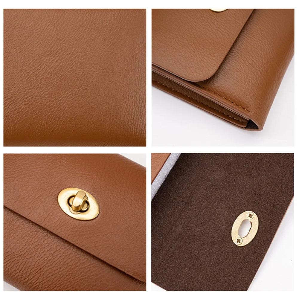 BAELLERRY K8324 PU Leather Card Holder Women's Wallet Small Change Coin Storage Bag - Brown - 7
