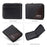 BAELLERRY D5103 Splicing Design Card Holder Coin Purse Men's RFID Blocking Wallet PU Leather Billfold - Coffee - 5