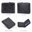BAELLERRY D5107 Men's Retro RFID Blocking Wallet Zipper PU Leather Card Holder Billfold - Black - 5